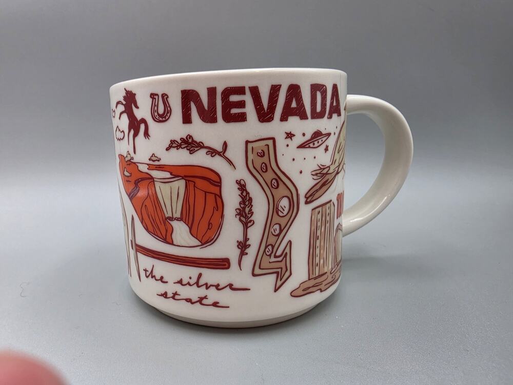 Starbucks Been There Series Nevada 14oz Mug Across the Globe Collection UFO
